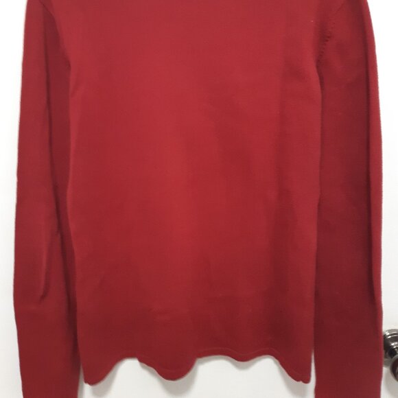 Harley Davidson turtle-neck deep red sweater Size M - Picture 9 of 9